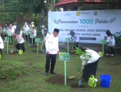Gubernur dan Ketua TP PKK Ikuti Gerakan Menanam 1.000 Pohon