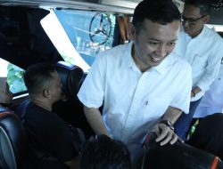 Muslimin Tanja lepas Ratusan Peserta Mudik Gratis ke Jambi