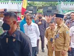 Tiba Di Jambi, Presiden Jokowi Langsung Kunjungi Pasar Talang Banjar