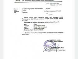 Ssstt! Pemprov dan Pemkota Kumpulkan RT Bahas PT. SAS