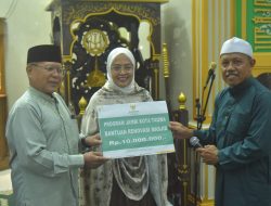 Pj Wali Kota Jambi Pimpin Safari Ramadan Pemkot Jambi dan Salurkan Hibah Masjid