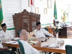 Wabup Bakhtiar Ikuti Rakor Penguatan Sinergi Antara KPK dengan Kemendagri dan Pemda Secara Virtual