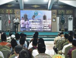 Bupati Fadhil Arief Buka bersama dengan Lurah dan Kades se-Kabupaten Batanghari