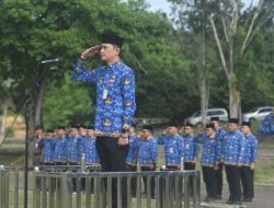 Pj Bupati Bachyuni Pimpinan Upacara HKN 2024
