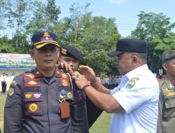 Sekda Muaro Jambi Hadiri Apel Gelar Pasukan Operasi Ketupat 2024.