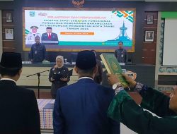 Lantik Pejabat Fungsional, Ini Pesan Pj Walikota Jambi