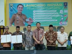 Pj Bupati Bachyuni Buka Acara Sosialisasi Adminduk Kades Se-kabupaten Muaro Jambi 