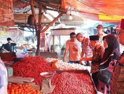 Antisipasi Harga Bahan Pokok, TPID Batanghari Sidak Pasar Keramat Tinggi Muarabulian