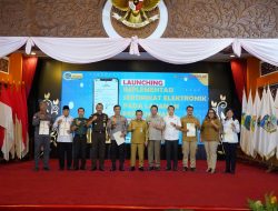 Gubernur Jambi Luncurkan Implementasi Sertifikat Elektronik Kantor Layanan Pertanahan Daerah