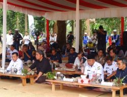 Sekda Budhi menghadiri museum kompleks Kawasan Cagar Budaya Nasional (KCBN) Muaro Jambi.