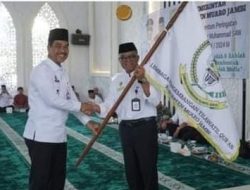 Pj Bupati Raden Najmi Lepas Kafilah MTQ Muaro Jambi Tingkat Provinsi ke Sungai Penuh