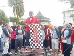 Lepas Jalan Santai HUT Kemerdekaan, Sekda Minta Seluruh Komponen Turut Membangun Bangsa