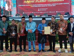 KPU Tetapkan Haris Sani Sebagai Gubernur Dan Wakil Gubernur Terpilih