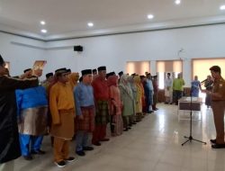 Puluhan Kepsek SD dan SMP di Muaro Jambi Dilantik Raden Najmi