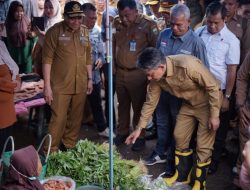 Wakil Bupati Jun Mahir Sidak ke Pasar Sengeti 