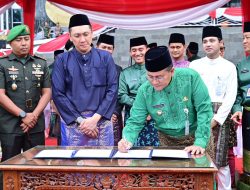 Wali Kota Maulana Teken MoU ; Pemkot Gandeng Kalista Hadirkan Bus Listrik Pertama di Jambi