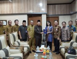 Bupati Muaro Jambi, Dr. Bambang Bayu Suseno,SP.MM.M.Si menerima kunjungan kerja Kepala BKN regional VII