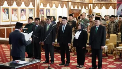 Al Haris Lantik Pimpinan Baru BAZNAS Jambi, Dorong Tata Kelola Zakat yang Amanah
