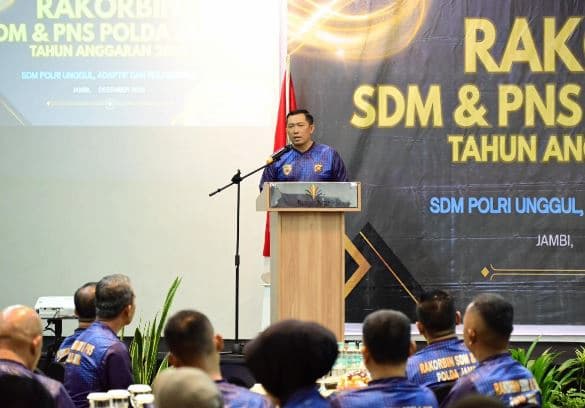 Polda Jambi Gelar Rakorbin SDM 2025: Perkuat SDM Unggul, Adaptif, dan Kolaboratif