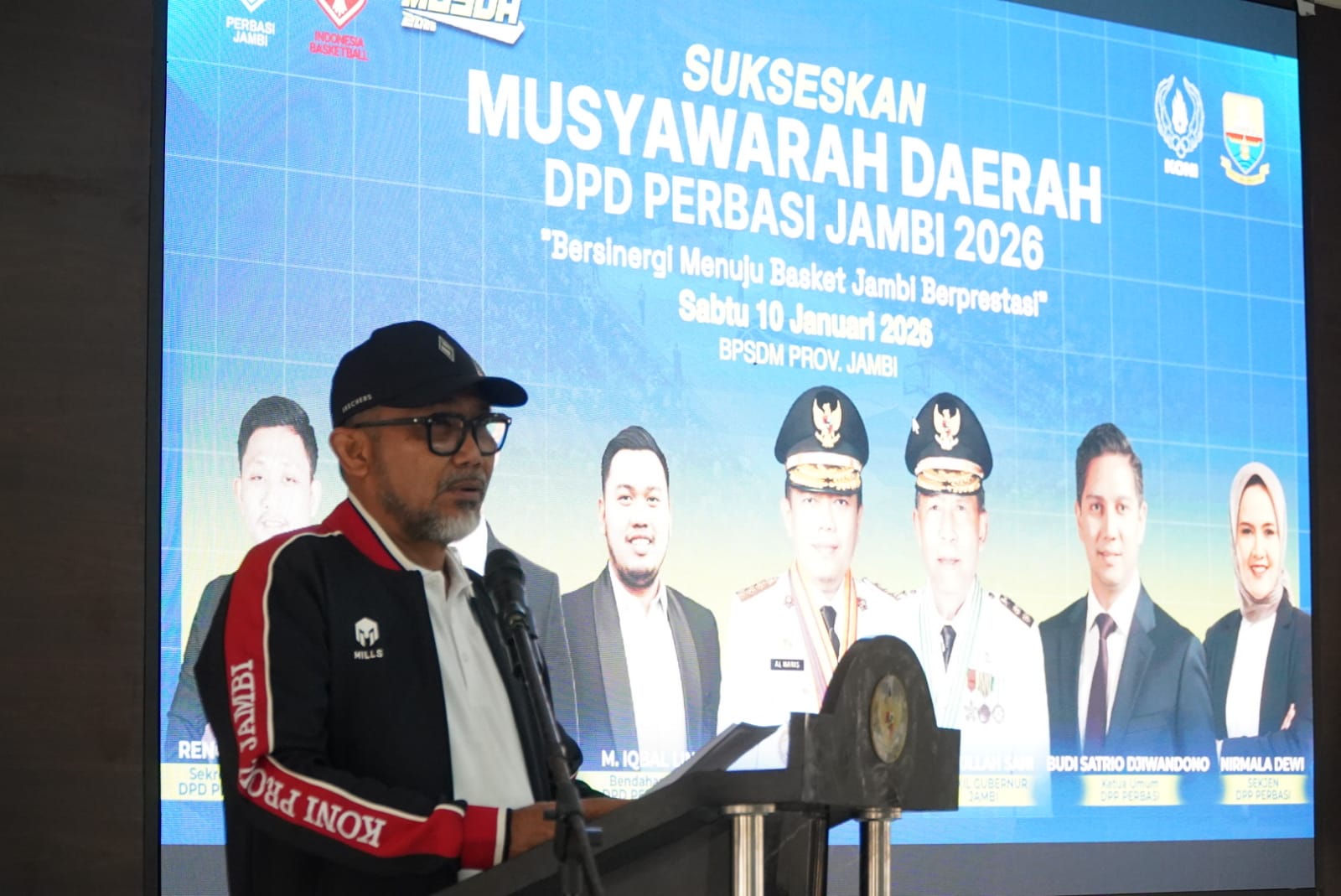 Sekda Sudirman Dorong PERBASI Jambi Fokus pada Program Terukur dan Berkelanjutan