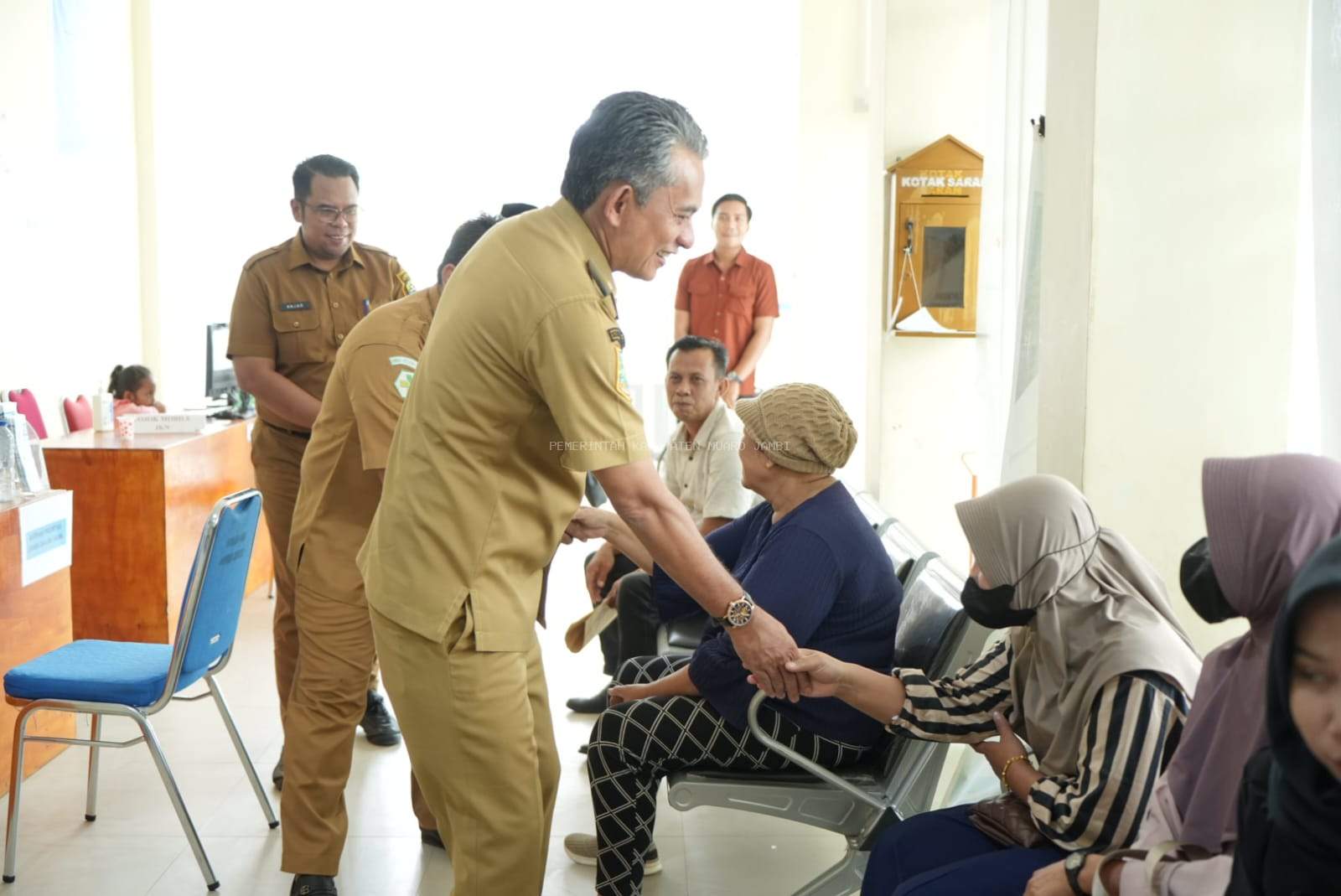 Wakil Bupati Muaro Jambi Junaidi H. Mahir Tinjau Pelayanan Rumah Sakit Umum Daerah Sungai Bahar