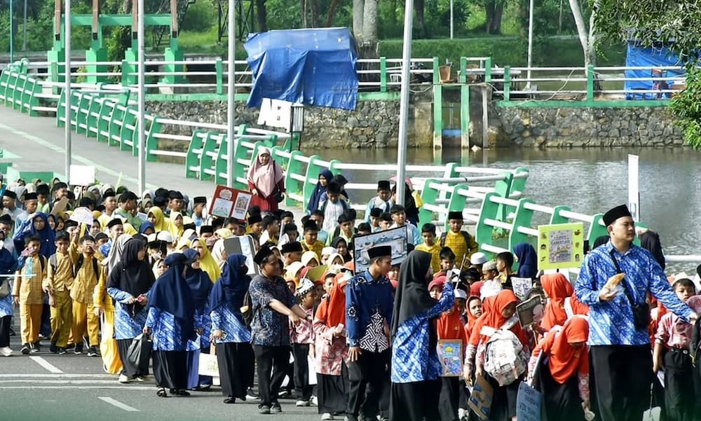 Semarak, Batang Hari Gelar Pawai Tarhib Ramadan