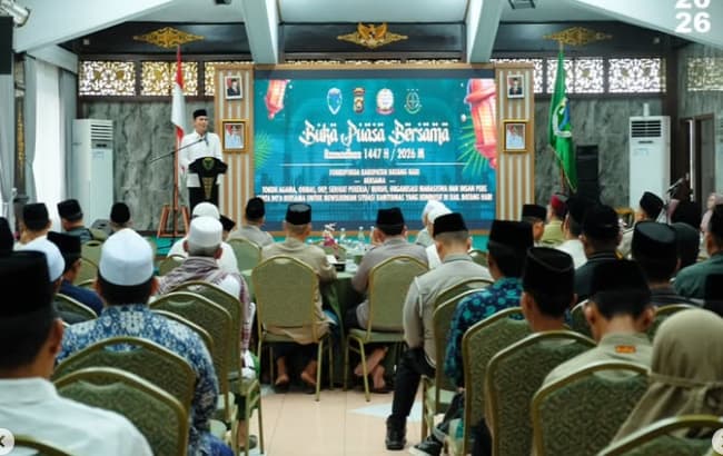 Bupati Fadhil Arief Buka Puasa Bersama Forkopimda Batang Hari