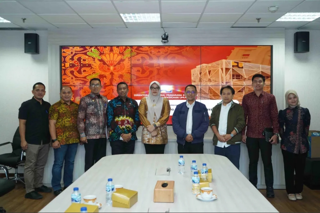 Bahas Relokasi Pasar Mayang Mangurai, Bupati Tanjab Timur Audiensi dan Koordinasi dengan Kementerian PU