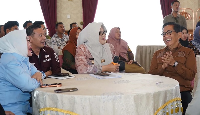 Sinergi Pusat dan Daerah, Bupati Tanjabtim Usulkan Pembangunan Jalan Strategis ke DPR RI