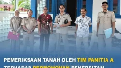 Kantah Tanjab Barat Periksa Tanah Permohonan Hak Pakai Kemenhub