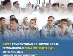 Kantah Tanjab Barat Canangkan Zona Integritas 2026
