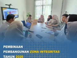 Kantah Tanjab Barat Ikuti Pembinaan Zona Integritas 2026