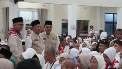Wagub Sani Lepas 442 Jamaah Haji Kloter BTH 22 Jambi