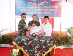 Pemprov Jambi Hibahkan Lahan untuk Pembangunan KODAM Jambi