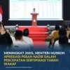 Menteri Nusron Apresiasi Nazir, Sertipikasi Wakaf Naik 206 Persen