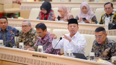 Menteri Nusron Usulkan Pagu Anggaran ATR/BPN Rp10 Triliun pada 2027