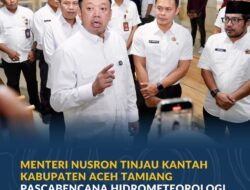 Menteri Nusron Tinjau Kantah Aceh Tamiang Pascabencana, Layanan Kembali Pulih