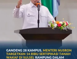 Menteri Nusron Gandeng 28 Kampus Percepat Sertipikasi Tanah Wakaf Sulsel