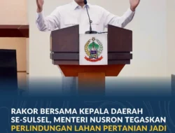 Menteri ATR/BPN Prioritaskan Perlindungan Lahan Pertanian di Sulsel