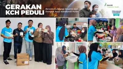 Gerakan KCH Peduli, Kalbe Consumer Health Jambi Bagikan Masker dan Permen Woods ke Sejumlah Kantor Dinas