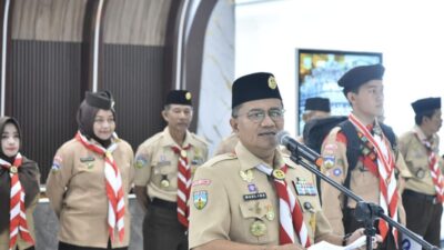 Wali Kota Maulana Lepas Kontingen Pramuka Kota Jambi ke Jambore Daerah 2026